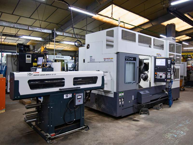 Tour robotisé CMZ TD30 YS 800 broche de reprise