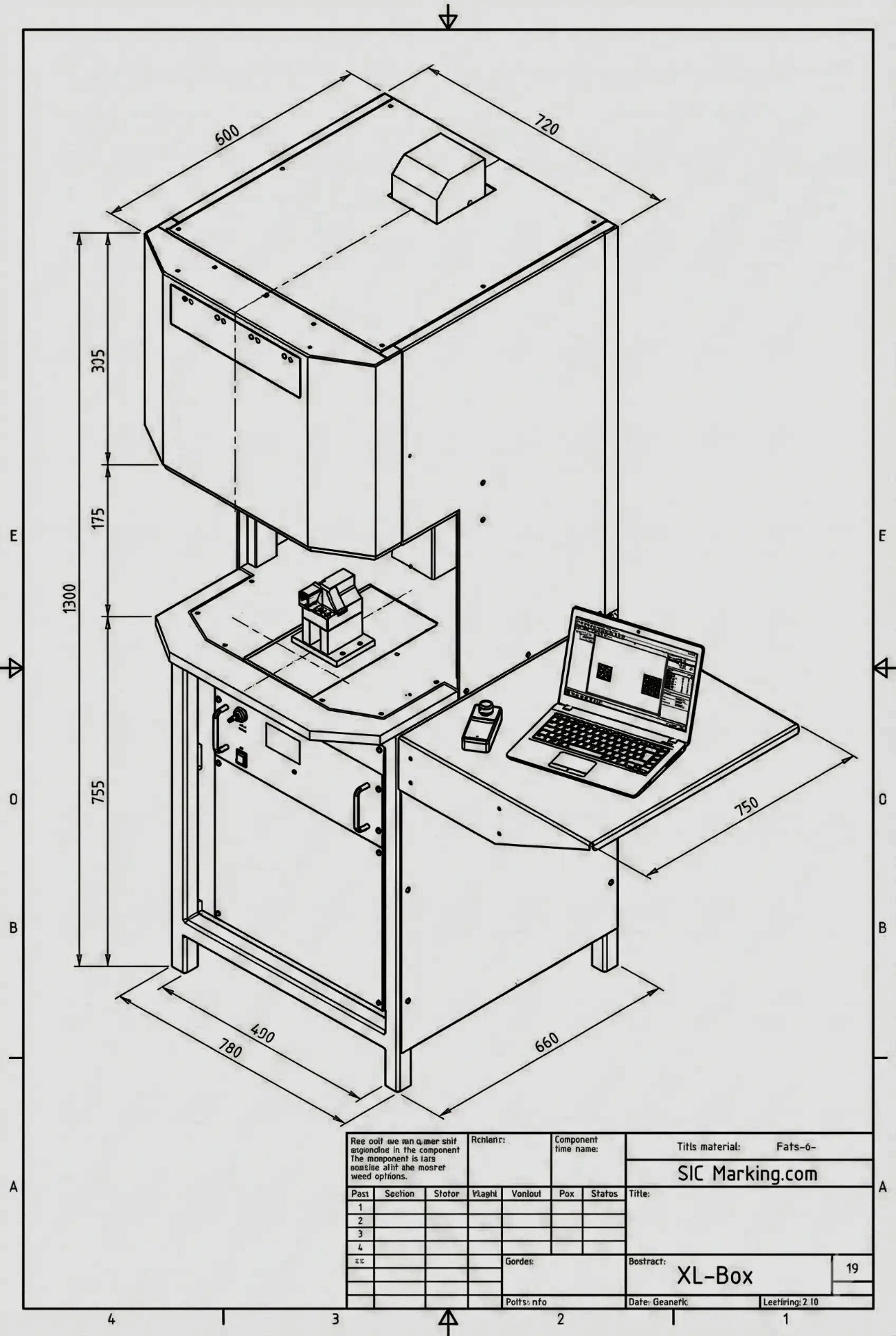 Machine Marquage laser + Datamatrix - Traçabilité et identification - Lussault-Mecaria