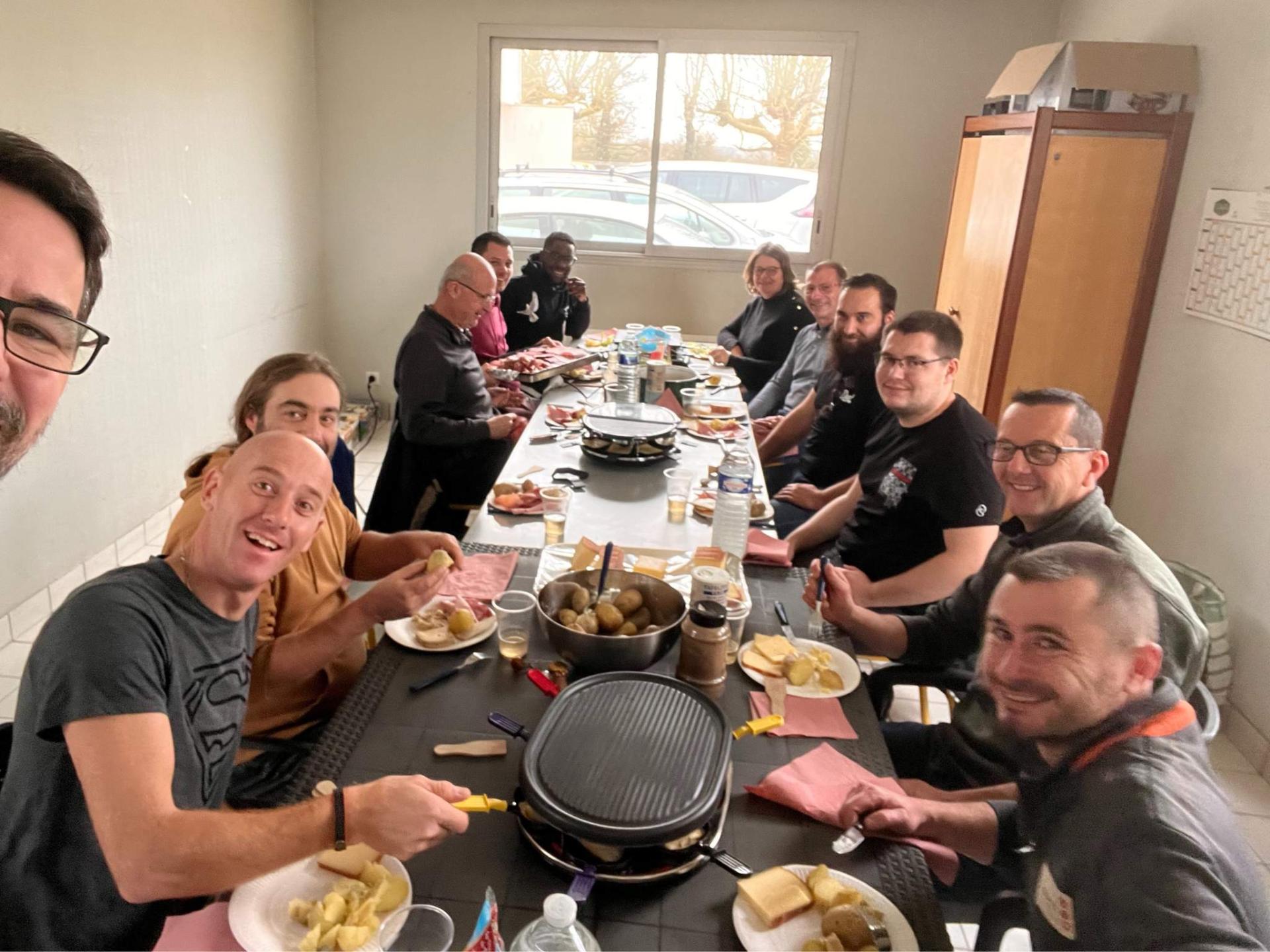 Raclette d'équipe